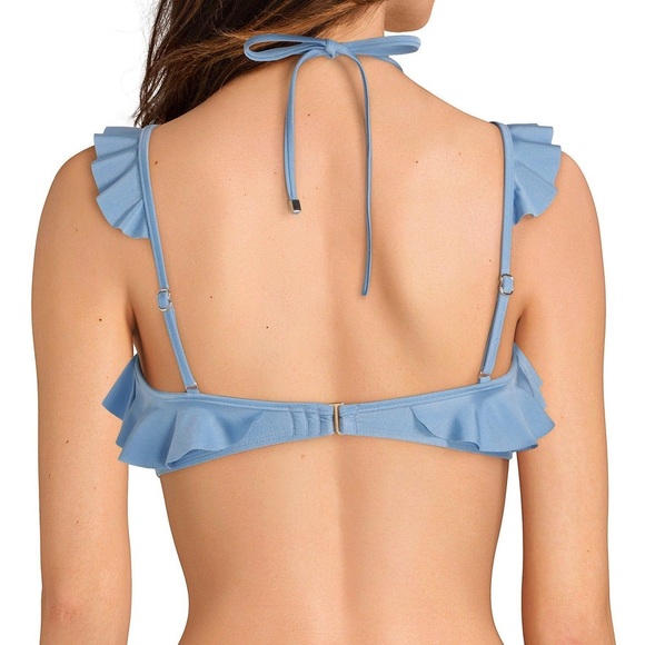 Chelsea & Violet Blue Ruffle Bandeau Bikin… - Picture 3 of 3